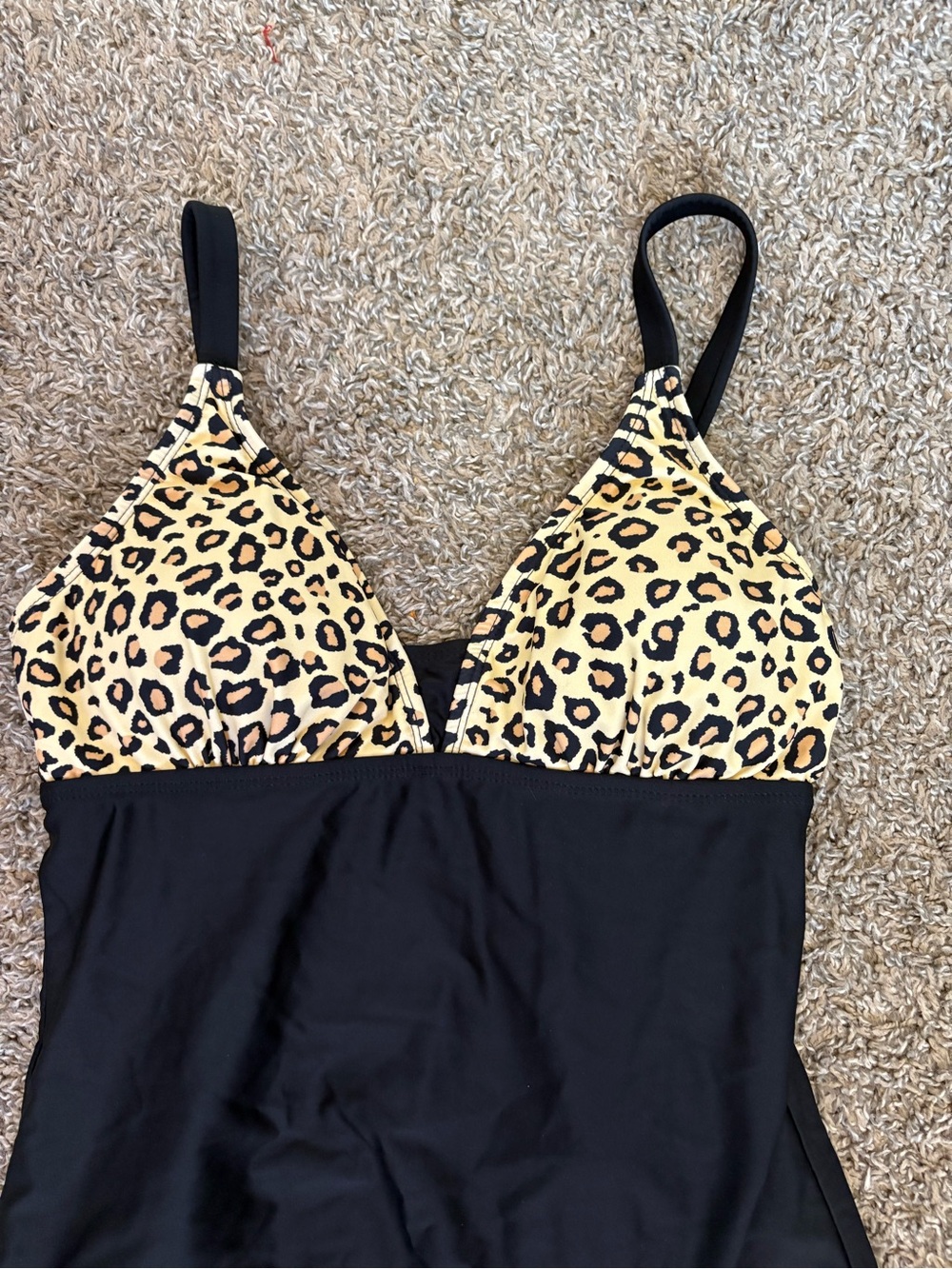 REKITA Sexy Tankini Size M Swimsuit with Cheetah Print - Picture 4 of 7
